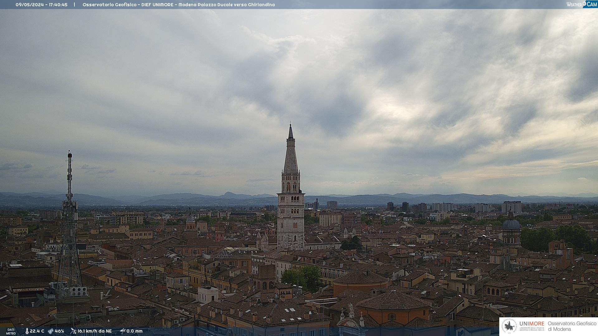 Webcam di Modena, Emilia Romagna